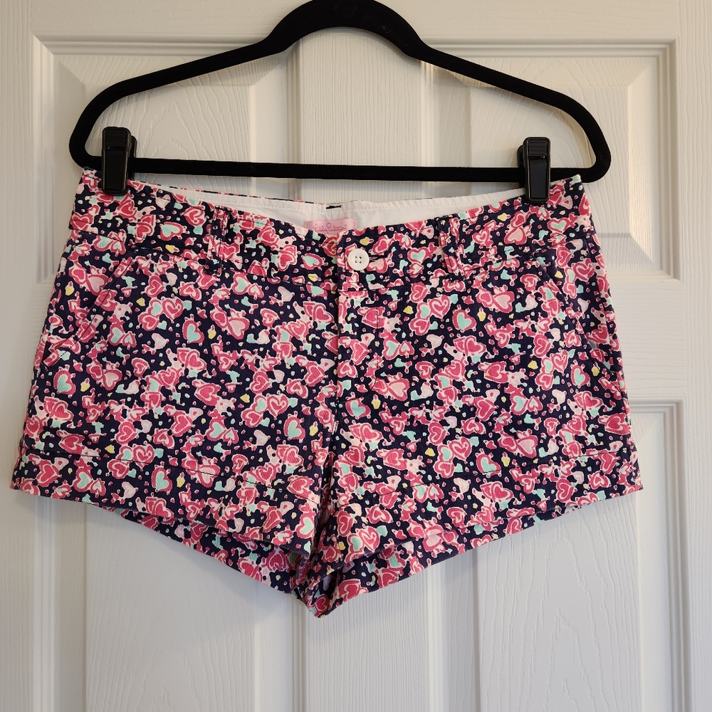 Lilly Pulitzer - Candy Hearts The Walsh Short Size 6